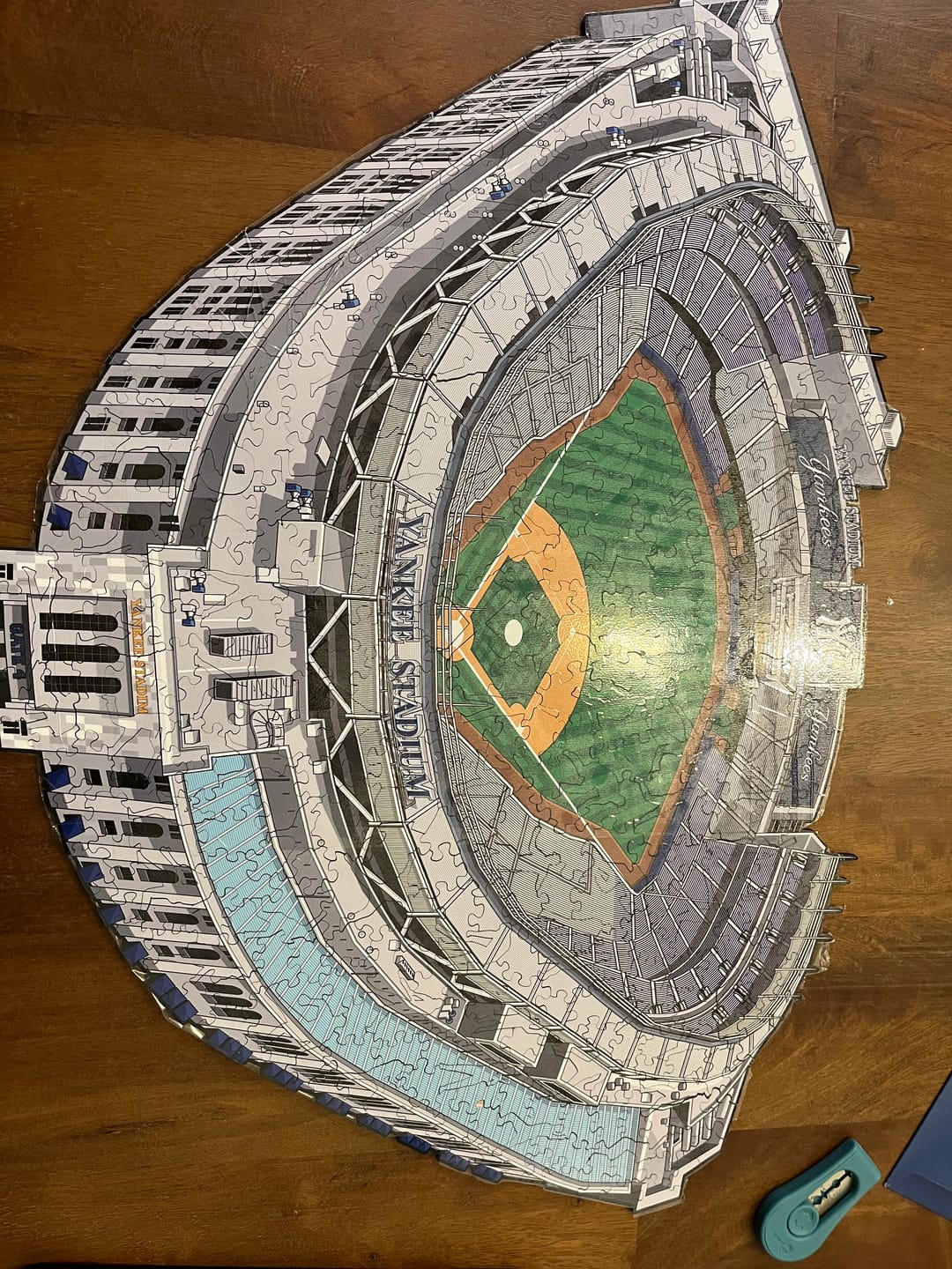 Customer photo review of New York Yankees™ Yankee Stadium - Wooden Puzzle