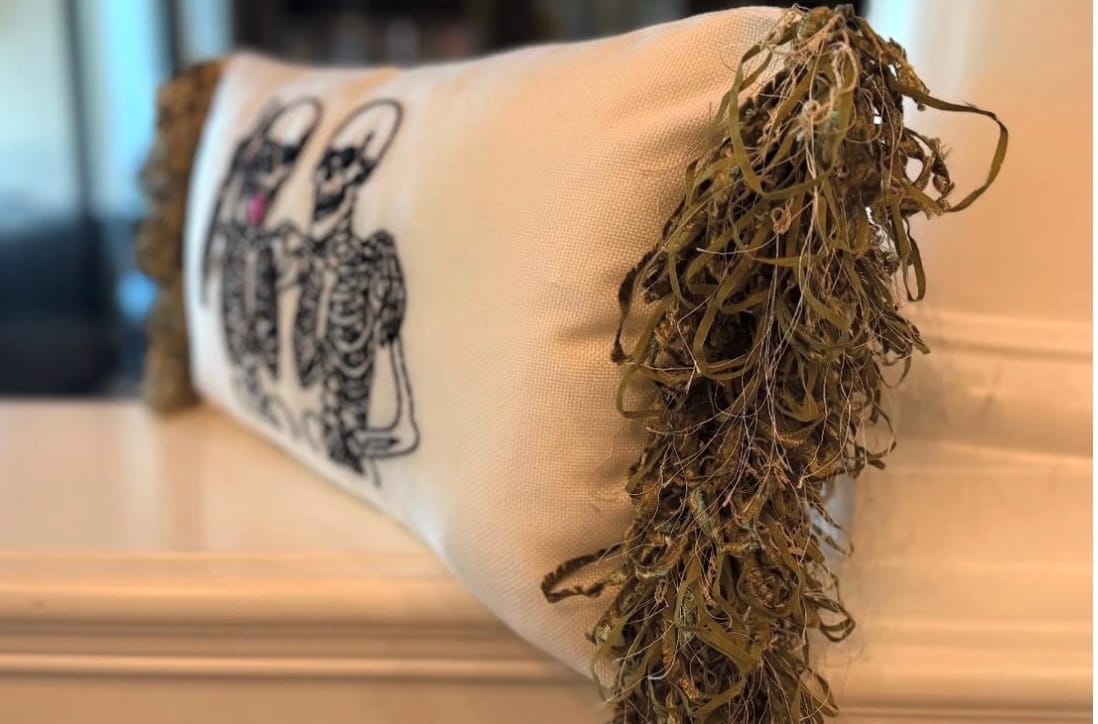 Customer photo review of Loop Fiber Fringe Trim (Sold by the Yard)