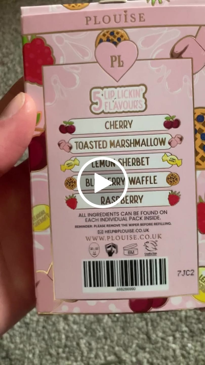 Customer video review of P. Louise Squirt Me Lip Oil Refill Sachet Packs 2ml