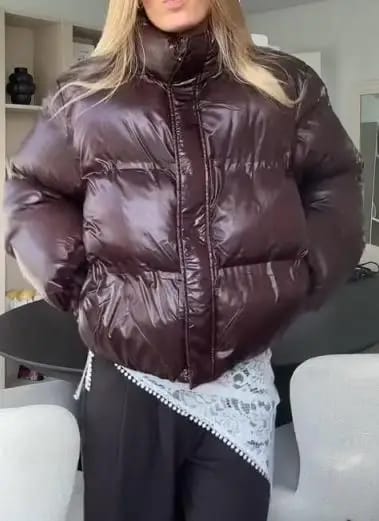 Customer photo review of Davina Hooded Puffer Jacket