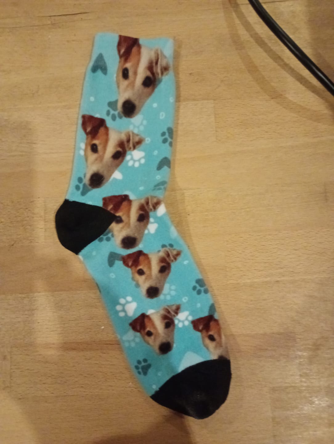 Customer photo review of Votre photo - Chaussettes personnalisées
