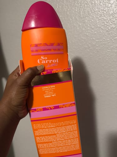 Customer photo review of F&W So Carrot Brightening Lotion With carrot Oil 500ml