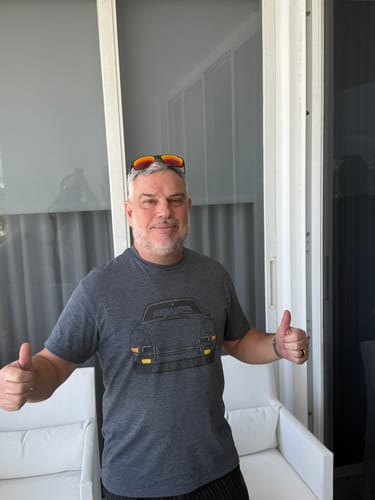 Customer photo review of Vintage AirCooled Rides T-Shirt
