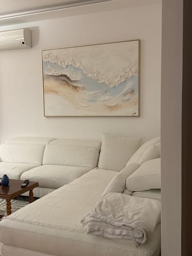 Customer review photo for Plaster Art Texure Painting #SG527