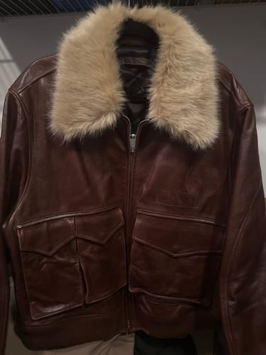 Customer photo review of Ricky Jacket - Cognac