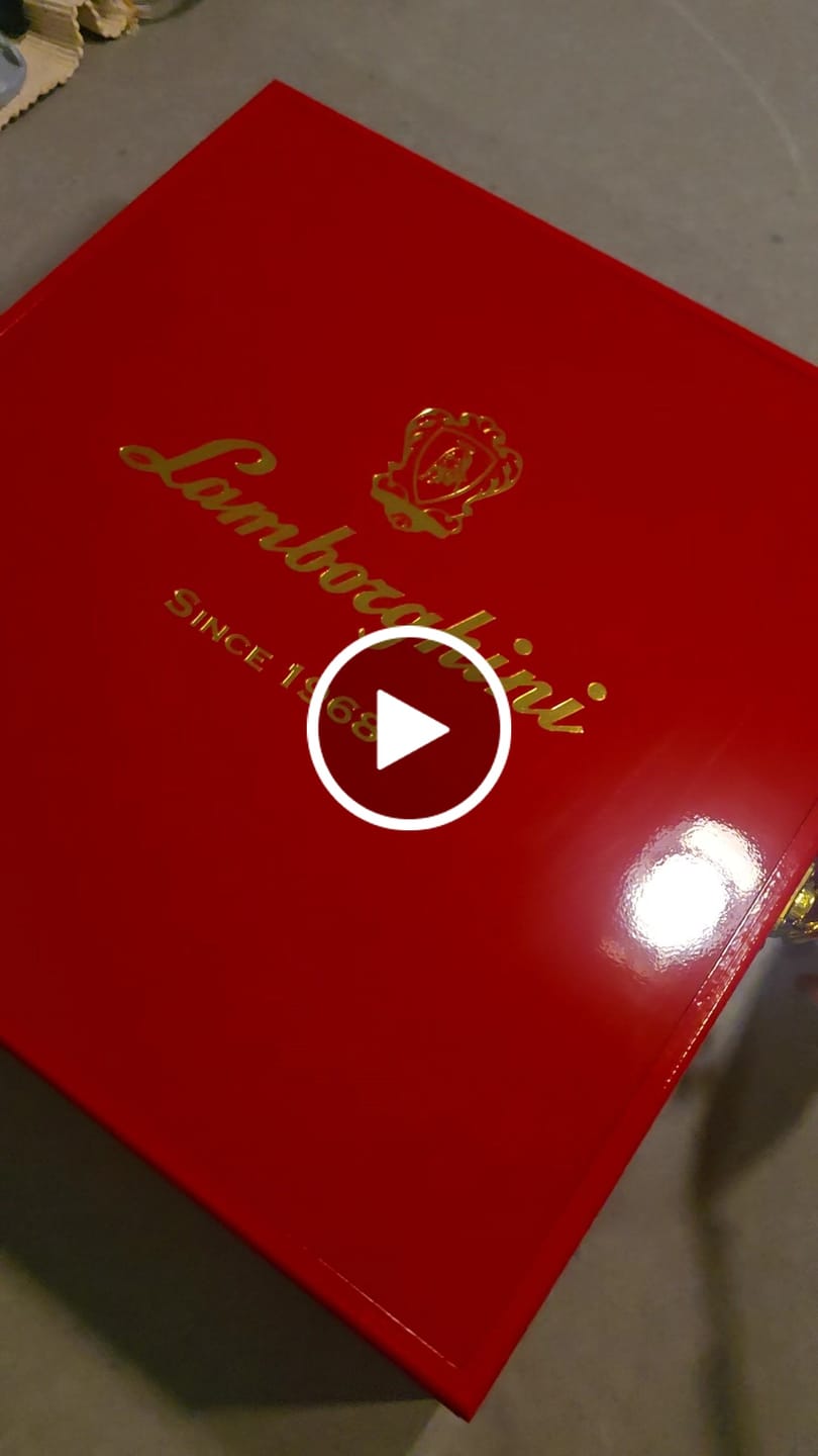 Customer video review of Lamborghini LUXE Red Collection with Gift Set