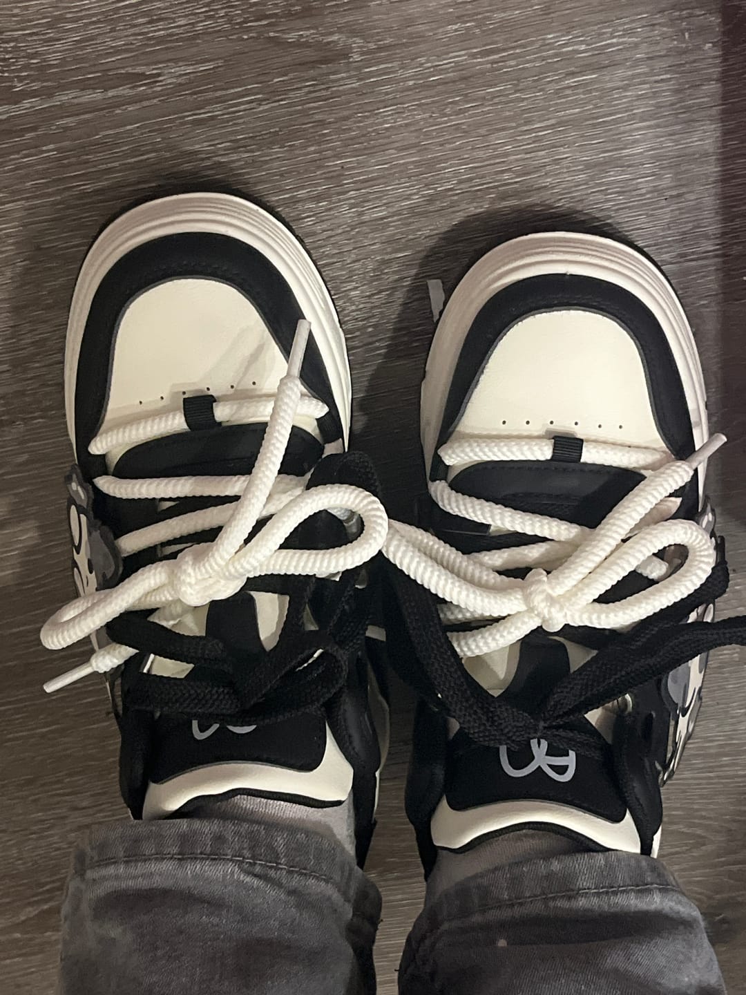 Customer photo review of Ultra Chubby Kitty Chunky Mid Top Shoes - Women's