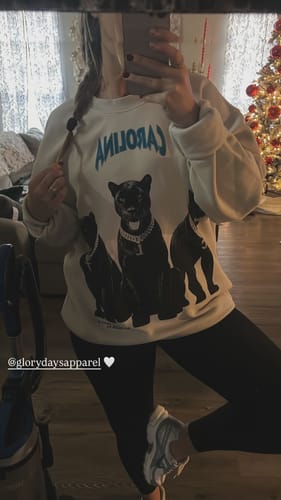 Customer photo review of *Limited Edition* Glory Days Apparel - Nuthin' But A Carolina Thang Tour Relaxed Fit Sweatshirt