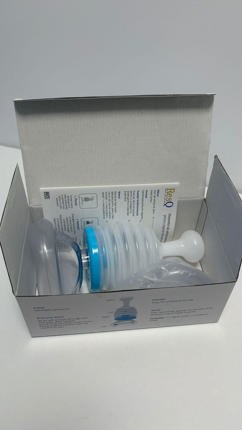Customer photo review of 1 ResQ Protiudusovací Prístroj