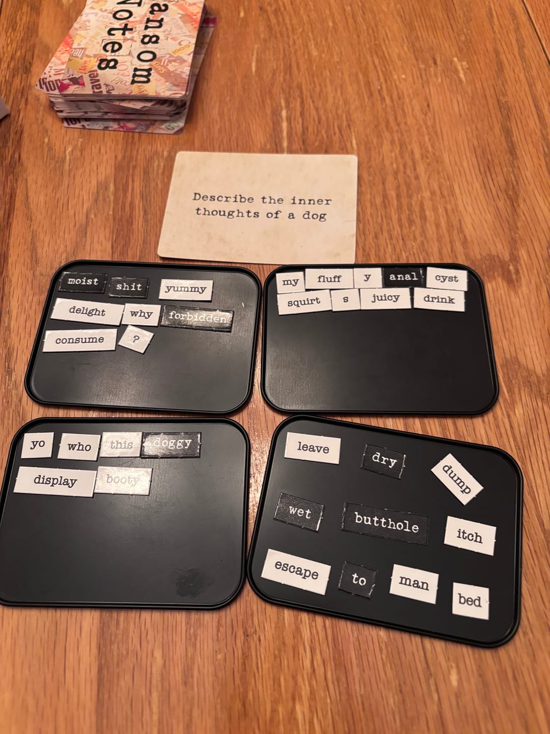 Customer photo review of Ransom Notes: Base Game