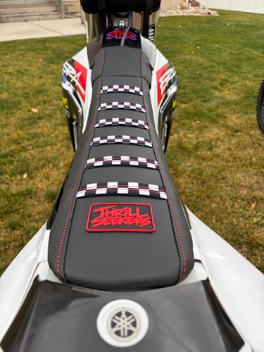 Customer photo review of Custom Seat Cover: 2018 Yamaha YZ450F