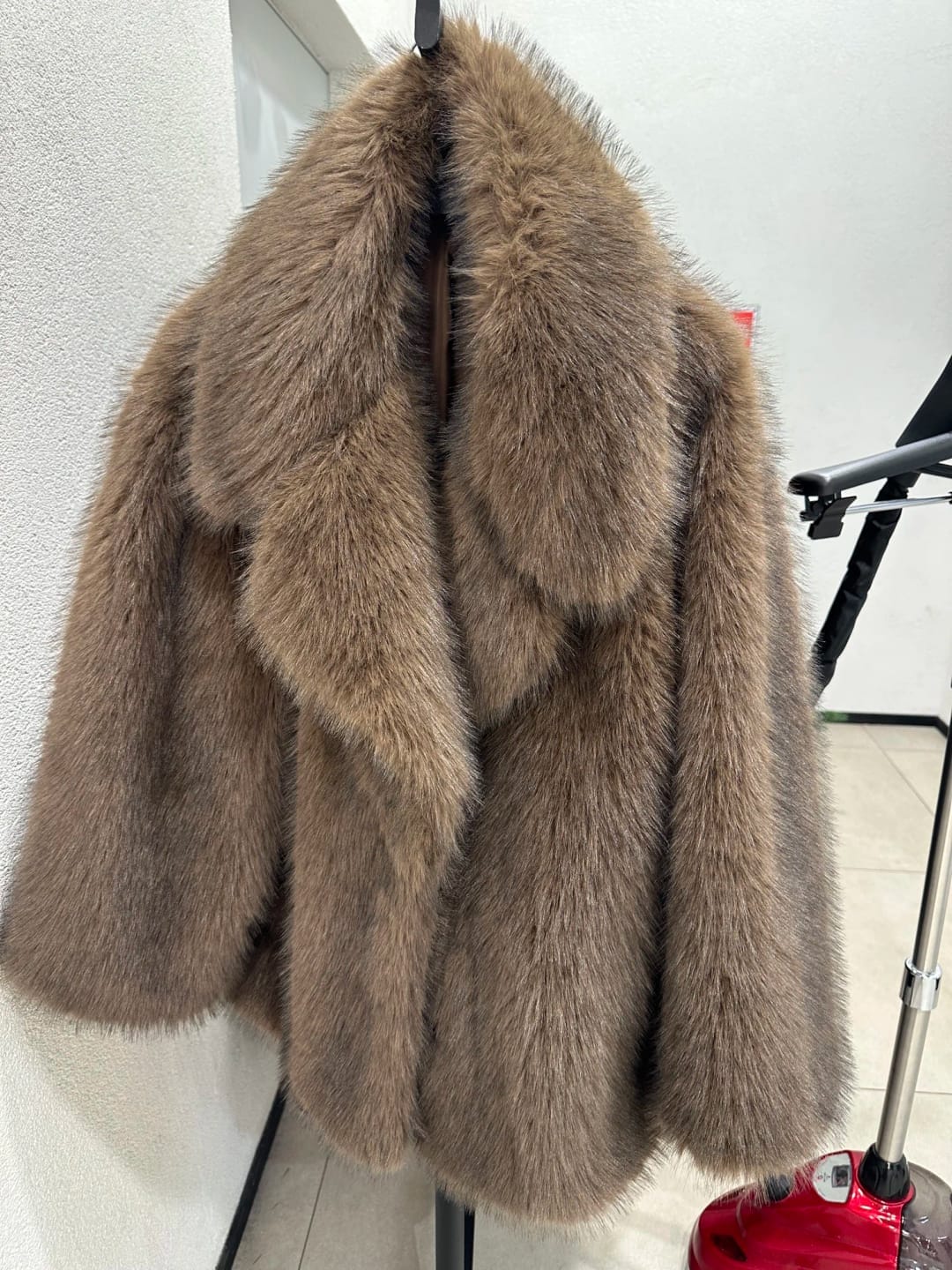 Customer photo review of Sariyah Faux Fur Coat