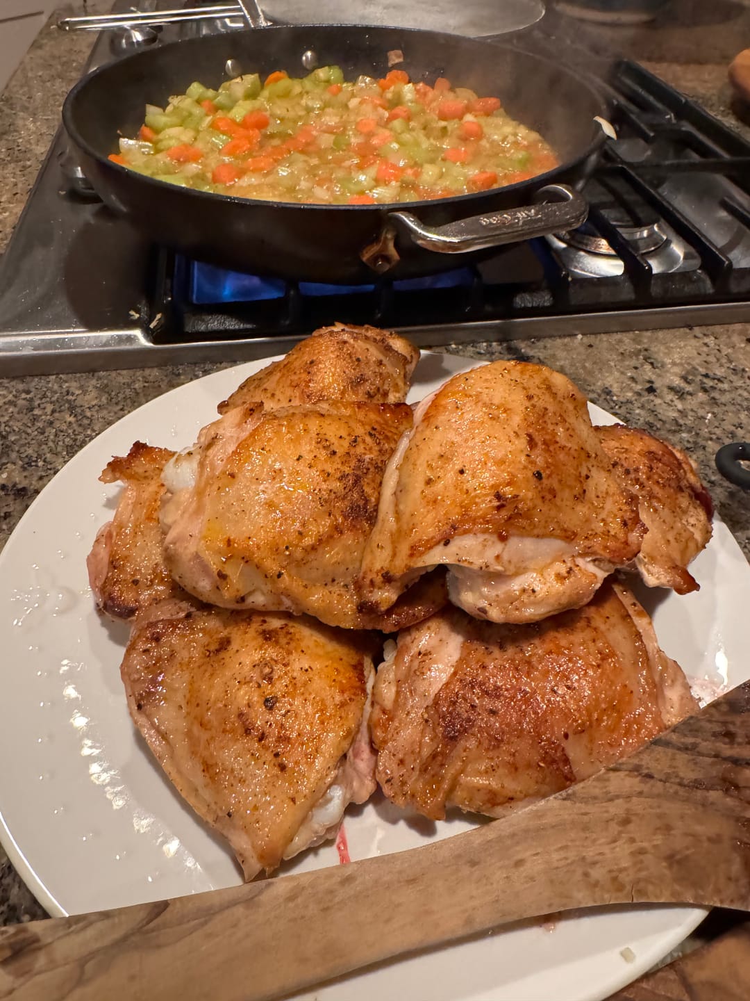 Customer photo review of Chicken  Thighs (Bone-in)