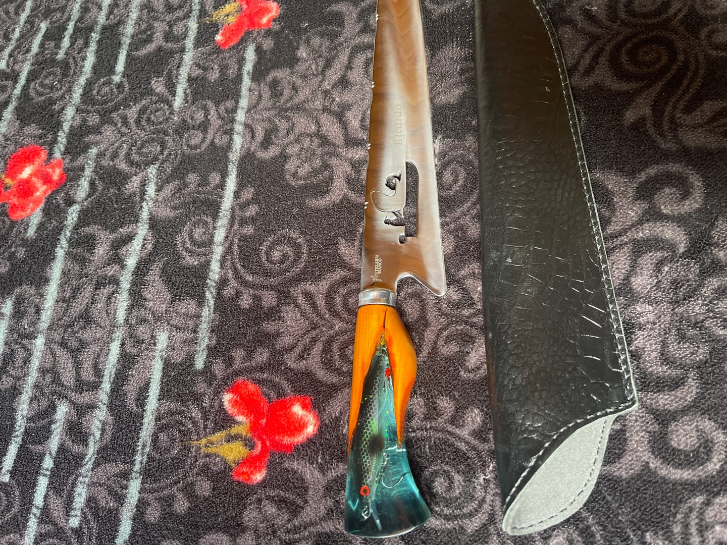 Customer photo review of Faca Artesanal Pescador Premium