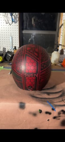 Customer photo review of DOT Approved Daytona Cruiser Open Face Motorcycle Helmet - Men, Women & Youth - With Visor & Graphics - W/ Daytona 30th