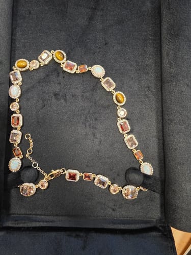 Customer photo review of Mocha Solstice Bundle (Necklace & Bracelet)