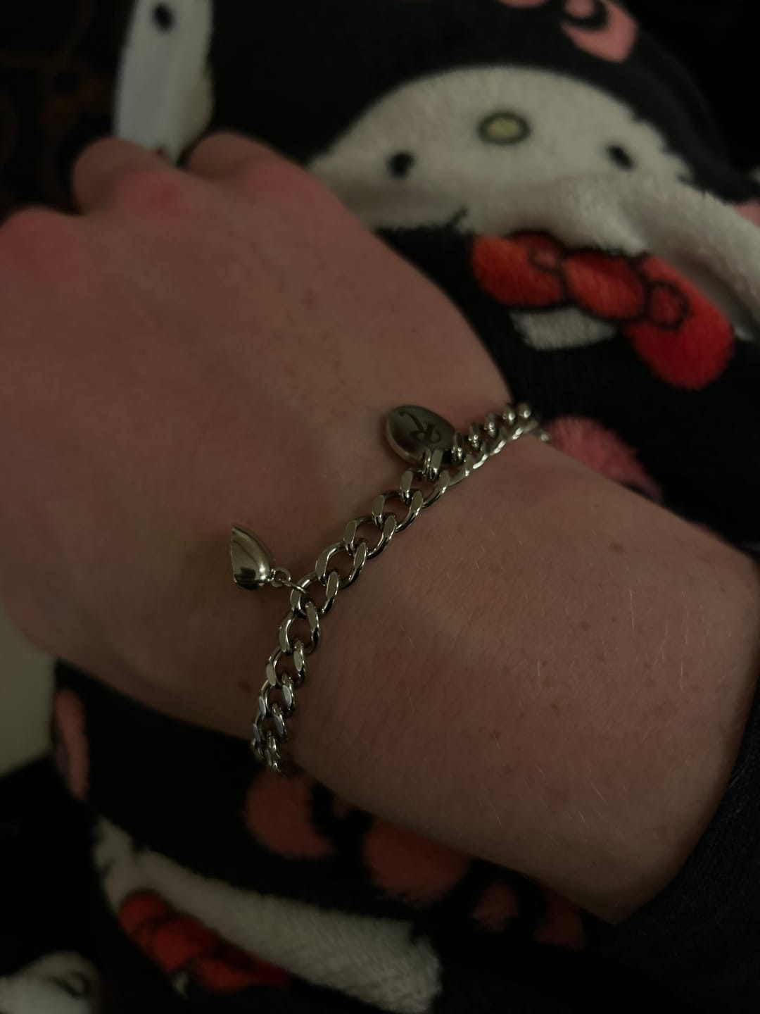 Customer photo review of Magnetic Love Letter Bracelet Set