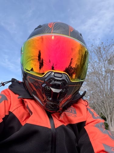 Customer photo review of C6 Shield Outer- Photochromic Red