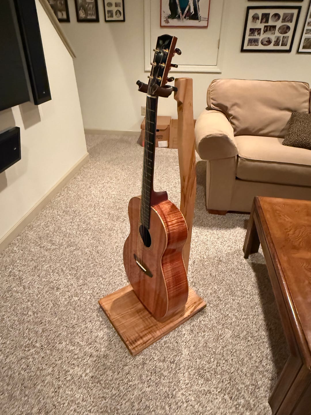 Customer photo review of Guitar Hanger