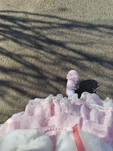Customer photo review of Cute Mary Jane Shoes with Kitty Heels