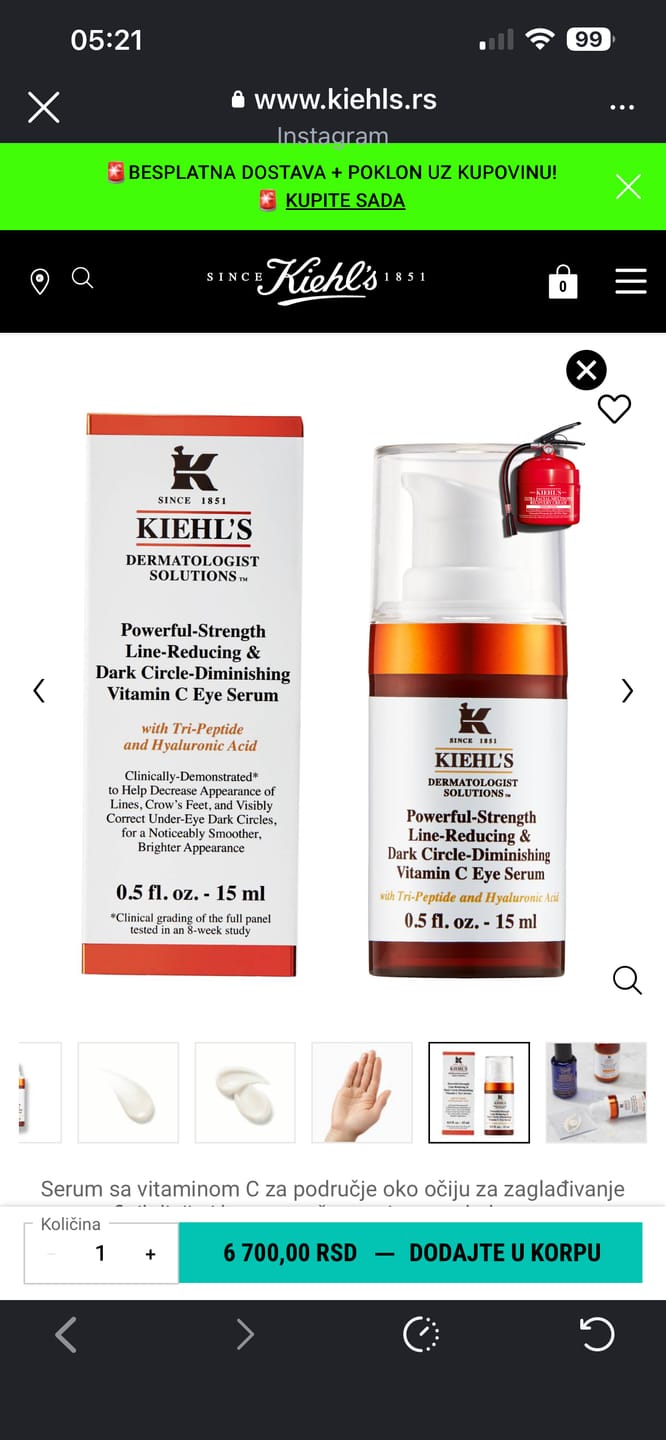 Customer photo review of Celimax The Vita A Retinol Shot Tightening Serum 30mL