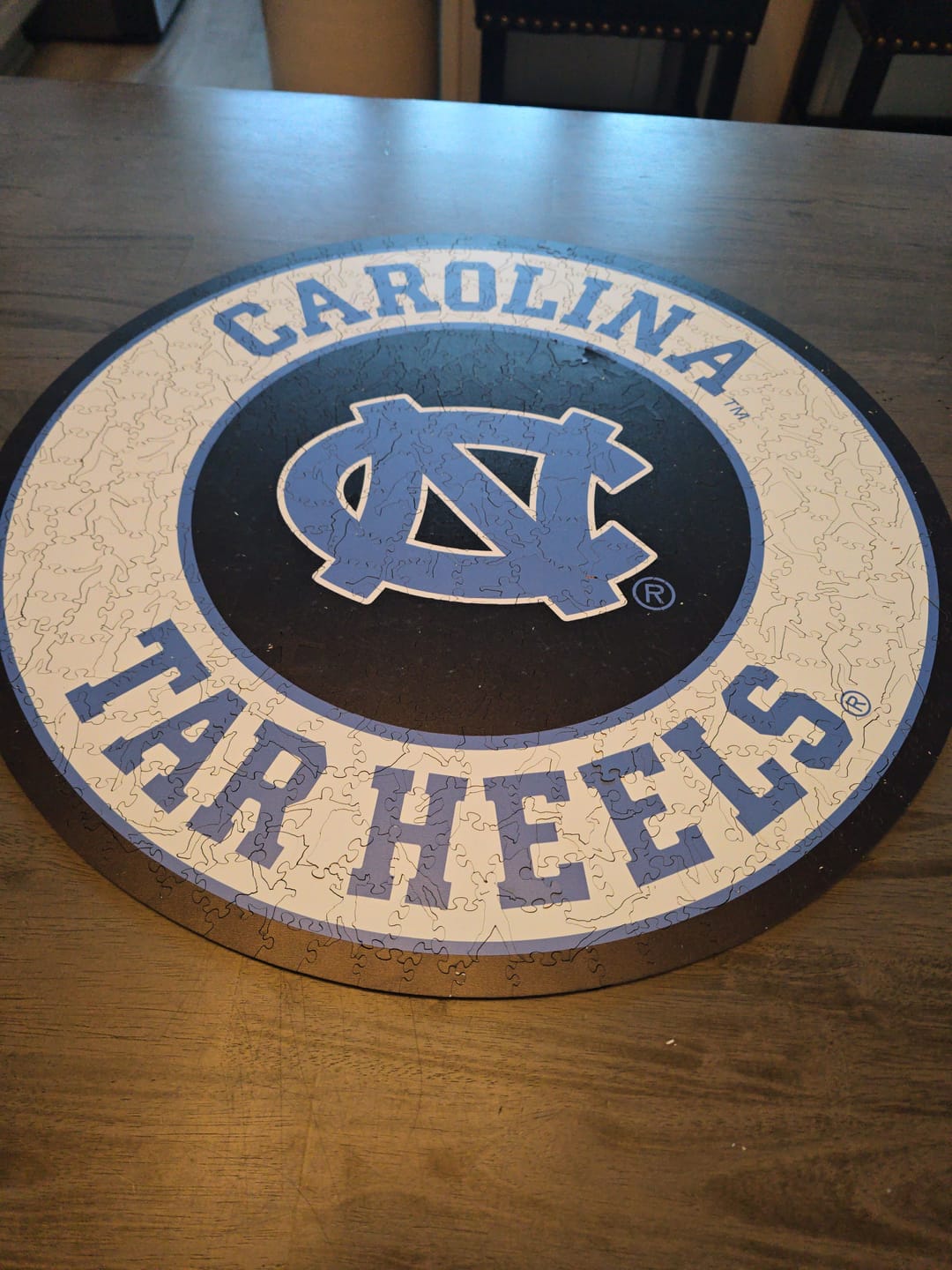 Customer photo review of University of North Carolina - Wooden Puzzle