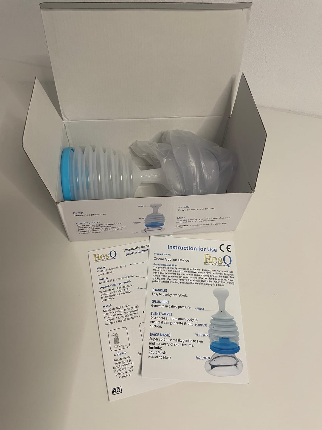 Customer photo review of 1 ResQ Protiudusovací Prístroj