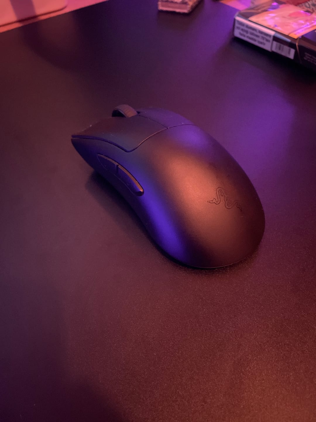 Customer photo review of Wraith Blade Y Hard Mousepad