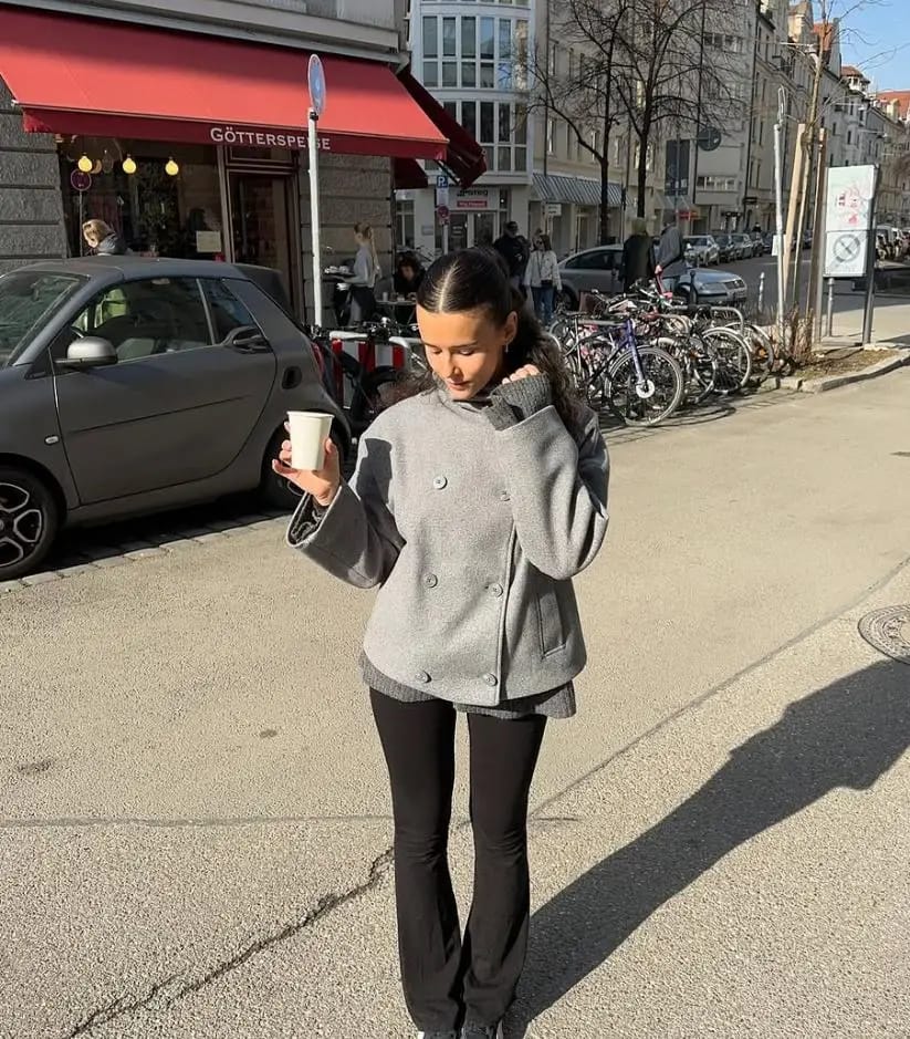 Customer photo review of Rikka Jacket with Stand Collar