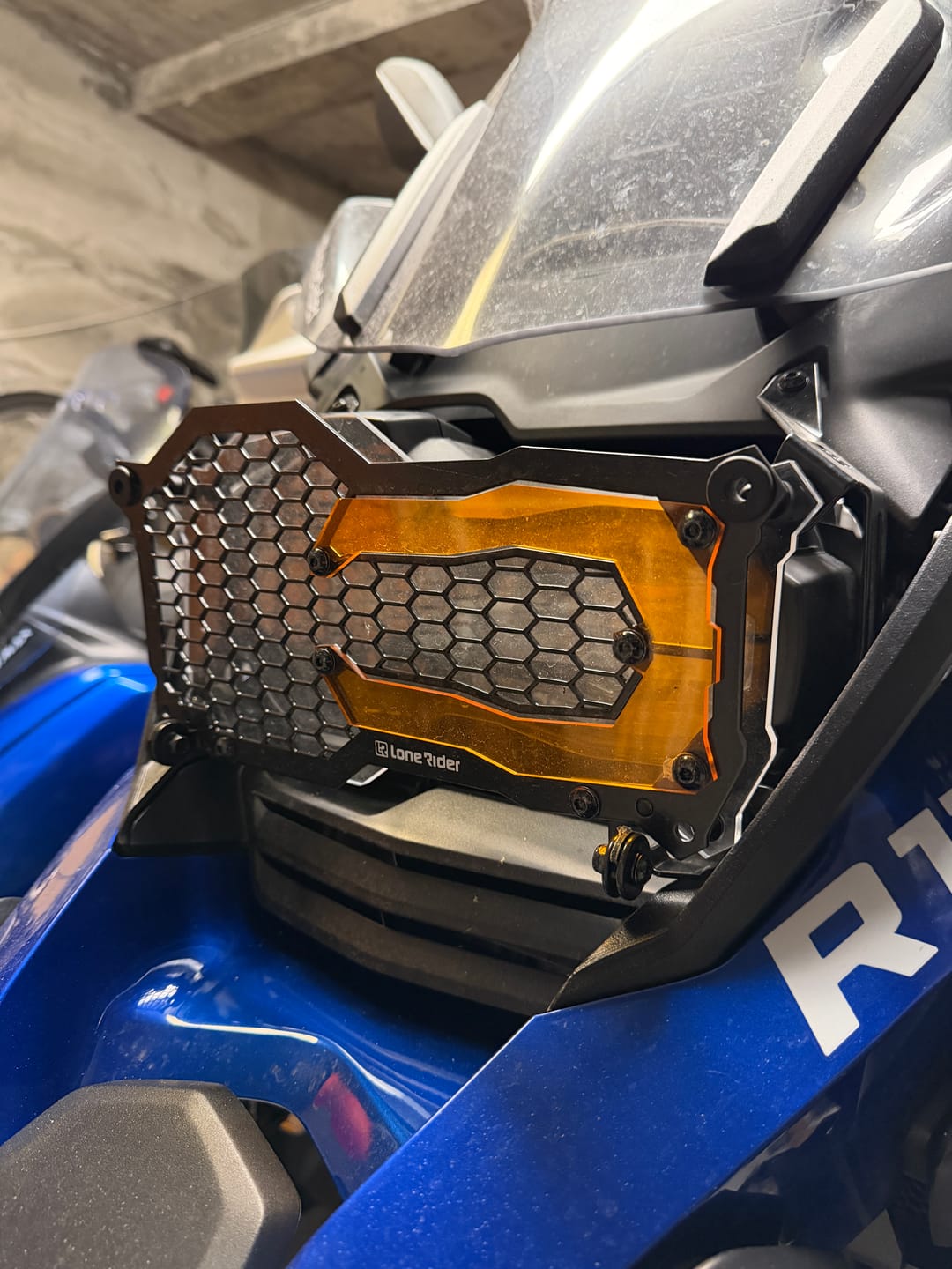 Customer photo review of Headlight Guard Kit BMW R1200/1250 GS / ADVENTURE LC (Liquid Cooled) - [Patent Pending]