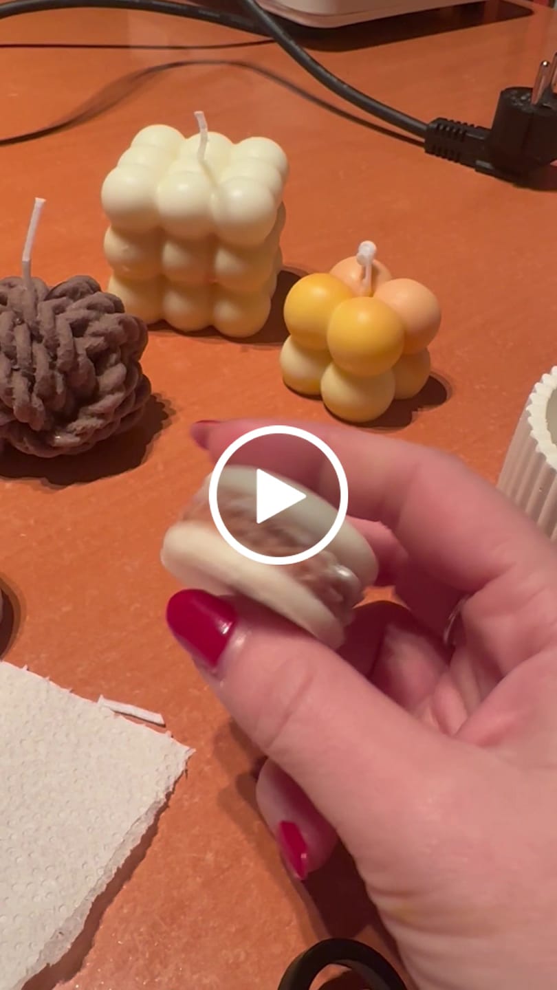 Customer video review of Cera de Colza para velas en Molde, Pilar y Wax-melts (APF)