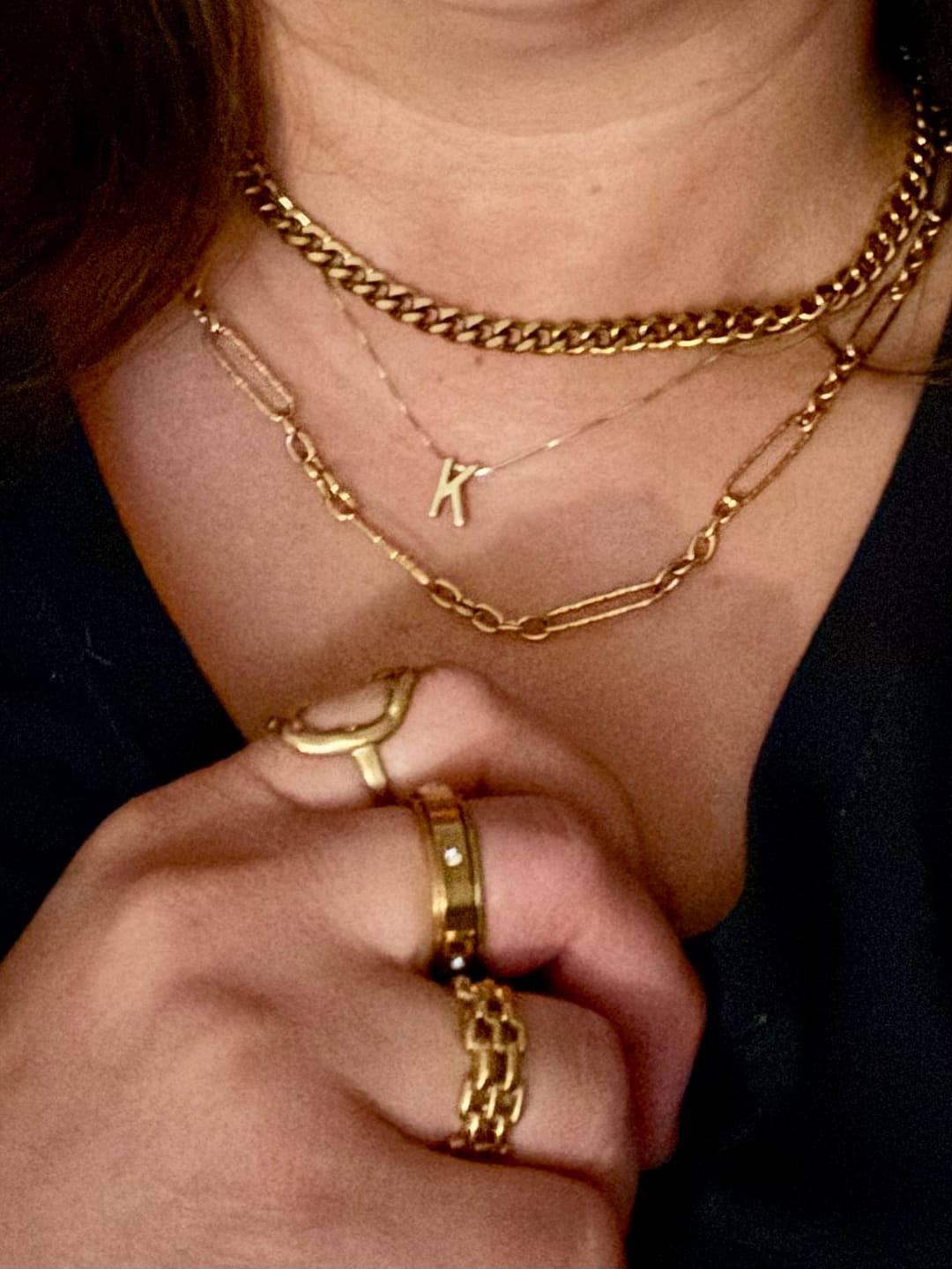 Customer photo review of Dubai Hills Necklace (Bundle)