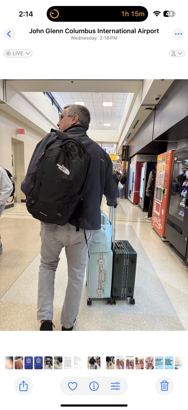 Customer photo review of Compressible Packing Cubes (6 Pieces)