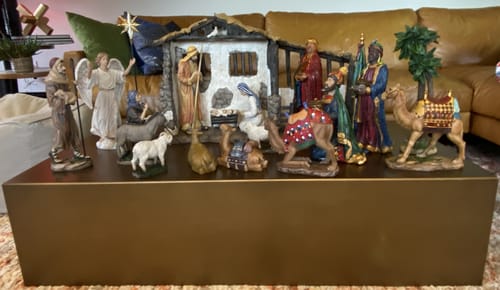 Customer photo review of Three Kings Gifts 14" Collection – Real Gold, Frankincense & Myrrh