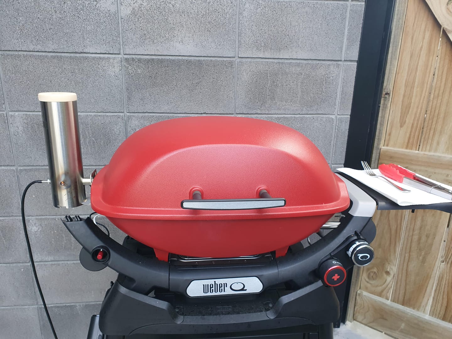 Customer photo review of Smokai Starter Kit for Weber® Q™