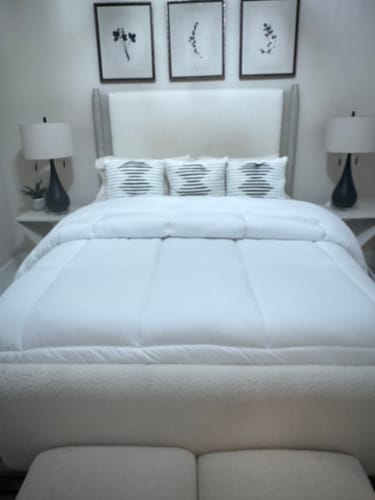 Customer photo review of The Ultra-Poof Comforter, By SĀNTI
