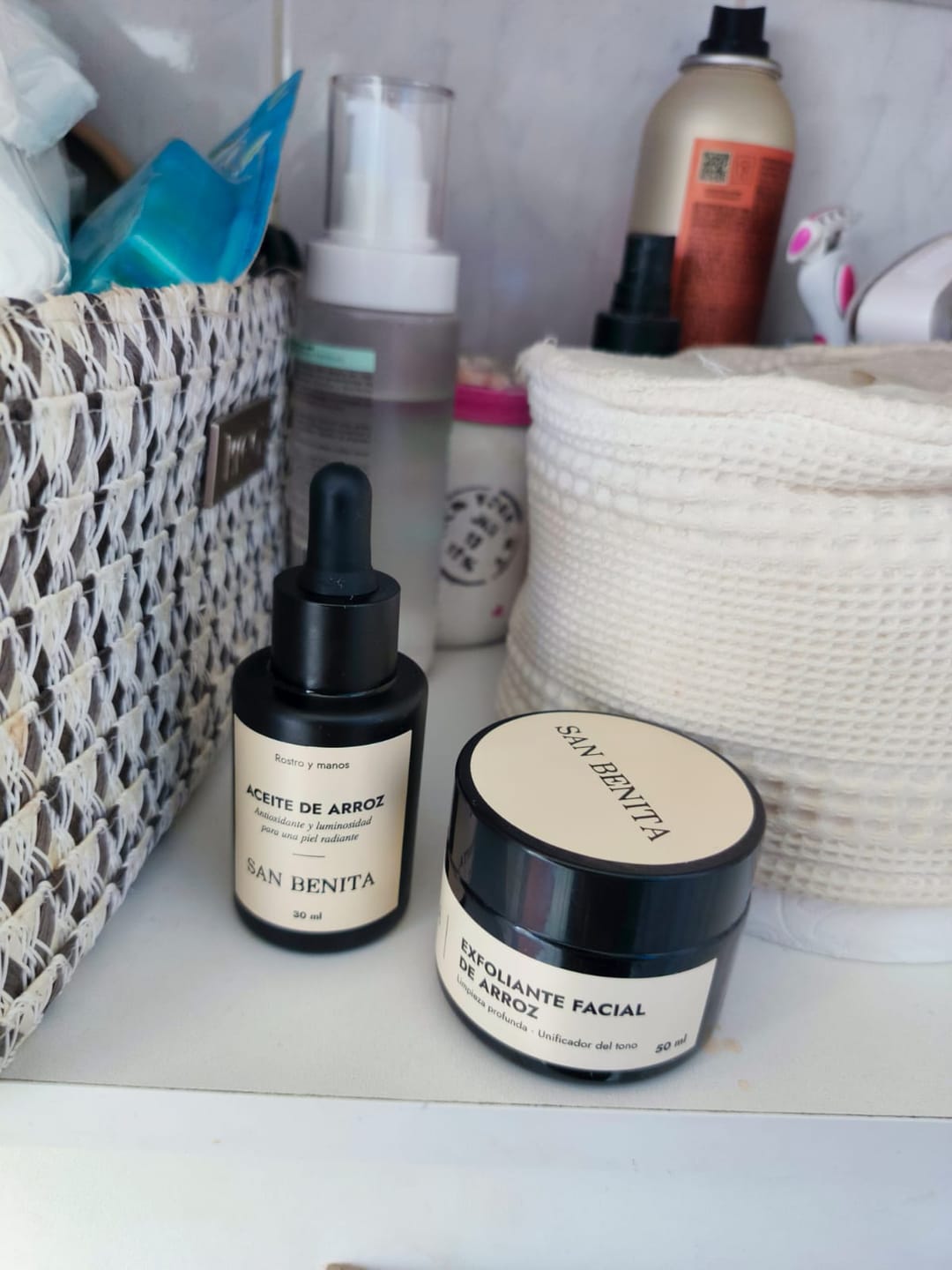 Customer photo review of Aceite de Arroz