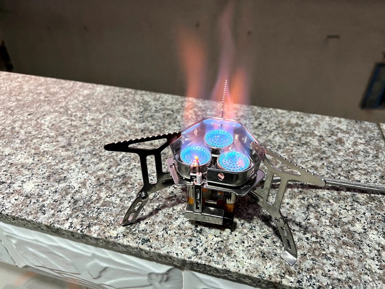 Customer photo review of Widesea 6800W Portable Camping Gas Stove – High-Power Outdoor Burner for Cooking & BBQ