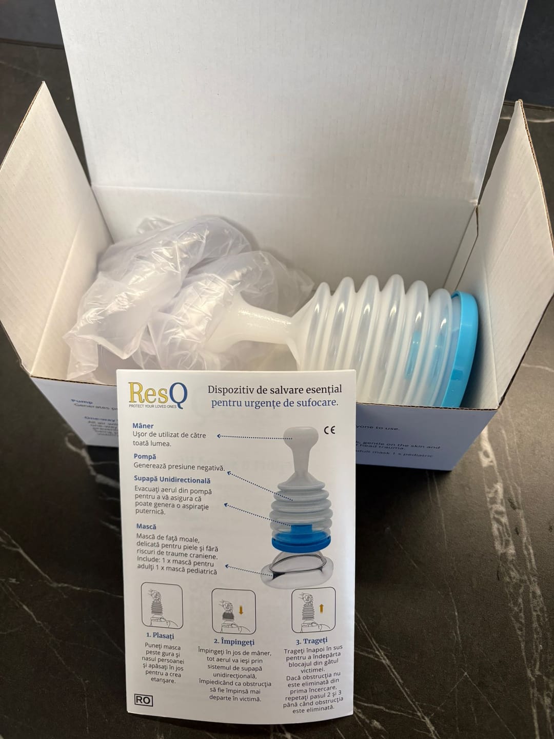 Customer photo review of 1 ResQ Protiudusovací Prístroj