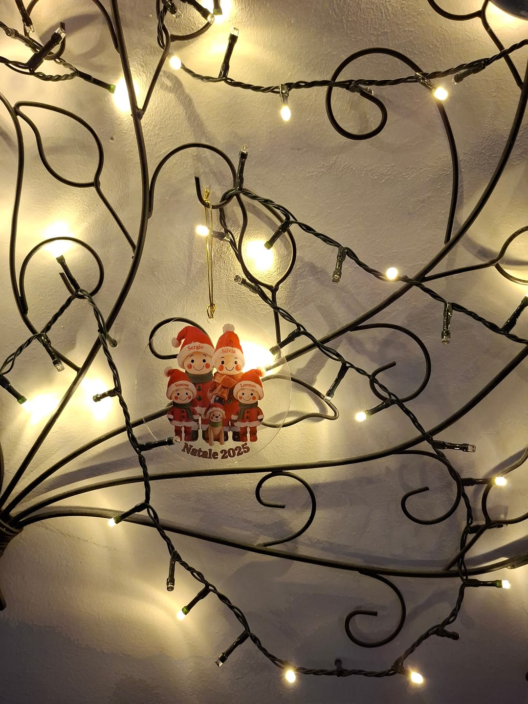 Customer photo review of Familienmitglieder mit 1-9 Personen - Personalisierter Baumschmuck