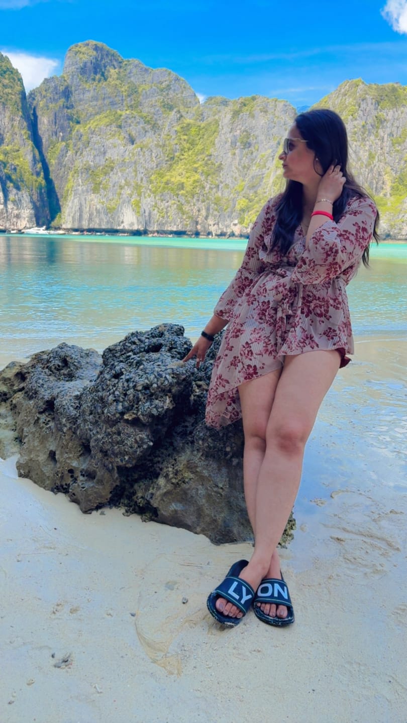 Customer photo review of Deruk 3 Piece Swimsuit In Brown