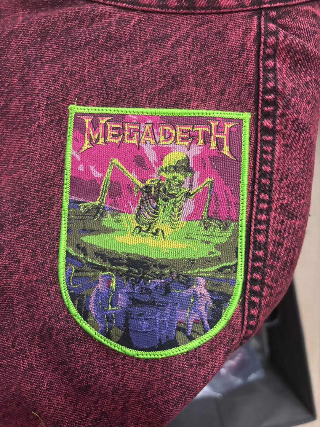 Customer photo review of Megadeth - No More Mr. Nice Guy - Patch