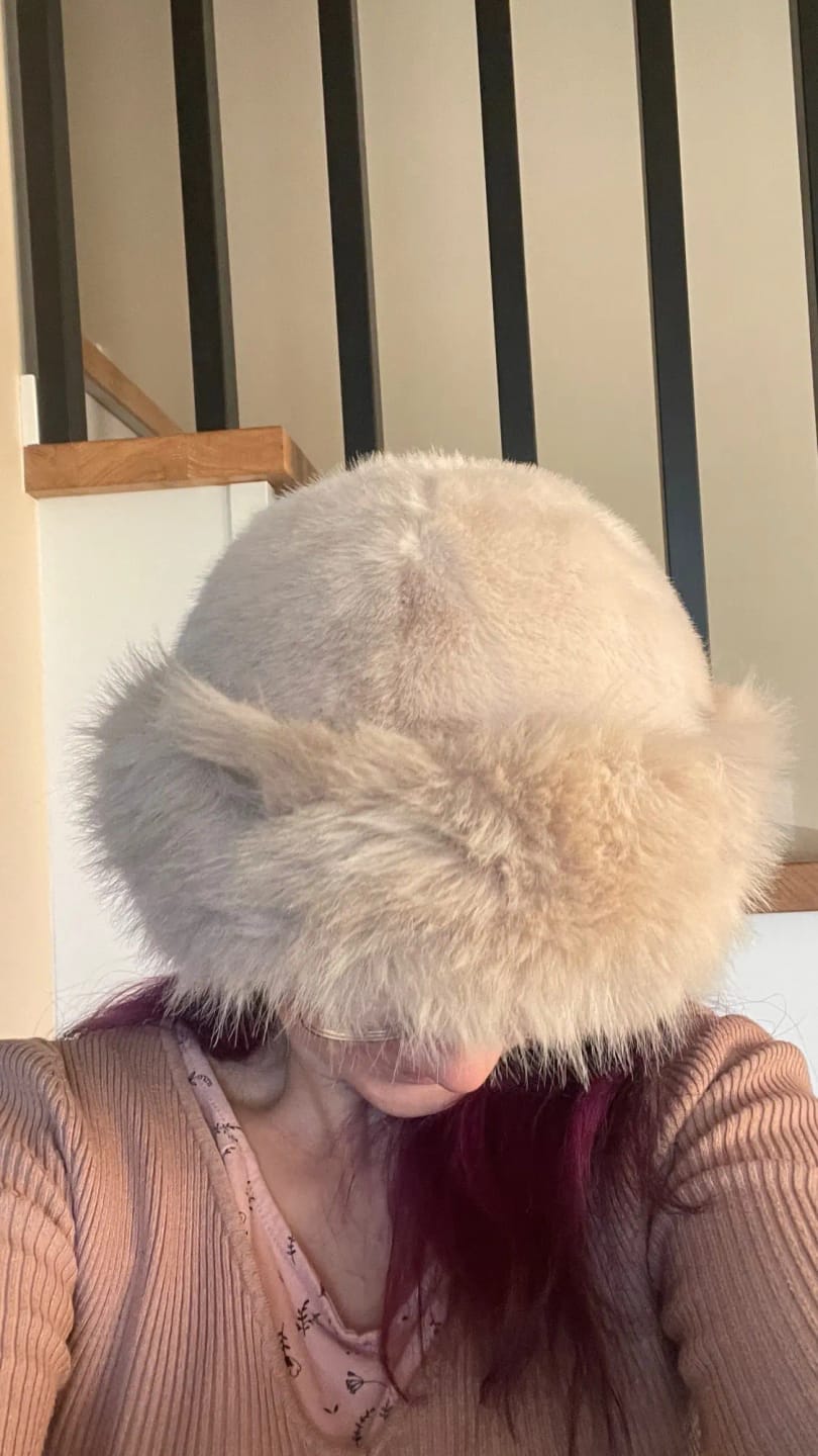 Customer photo review of Adkia Faux Fur Hat