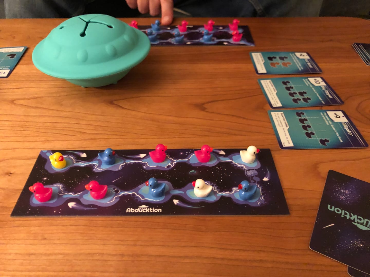 Customer photo review of Abducktion: A Weirdly Strategic Game of Duck Kidnapping