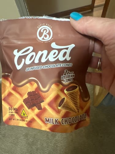 Customer photo review of CONED - MILK CHOCOLATE 2-PACK D9