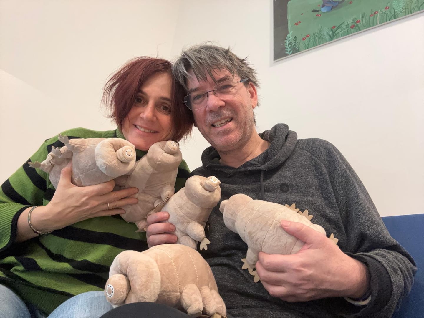 Customer photo review of Tardigrade Water Bear Soft Stuffed Plush Toy