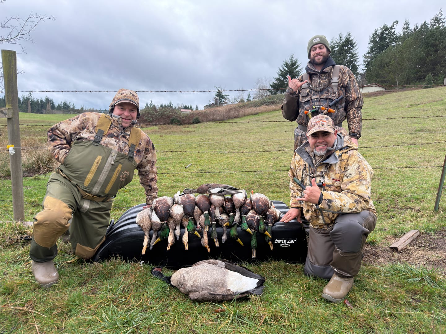 Customer photo review of TIDEWE × MinnDak Slough Dawgs TIZIP® Breathable Duck Hunting Waders