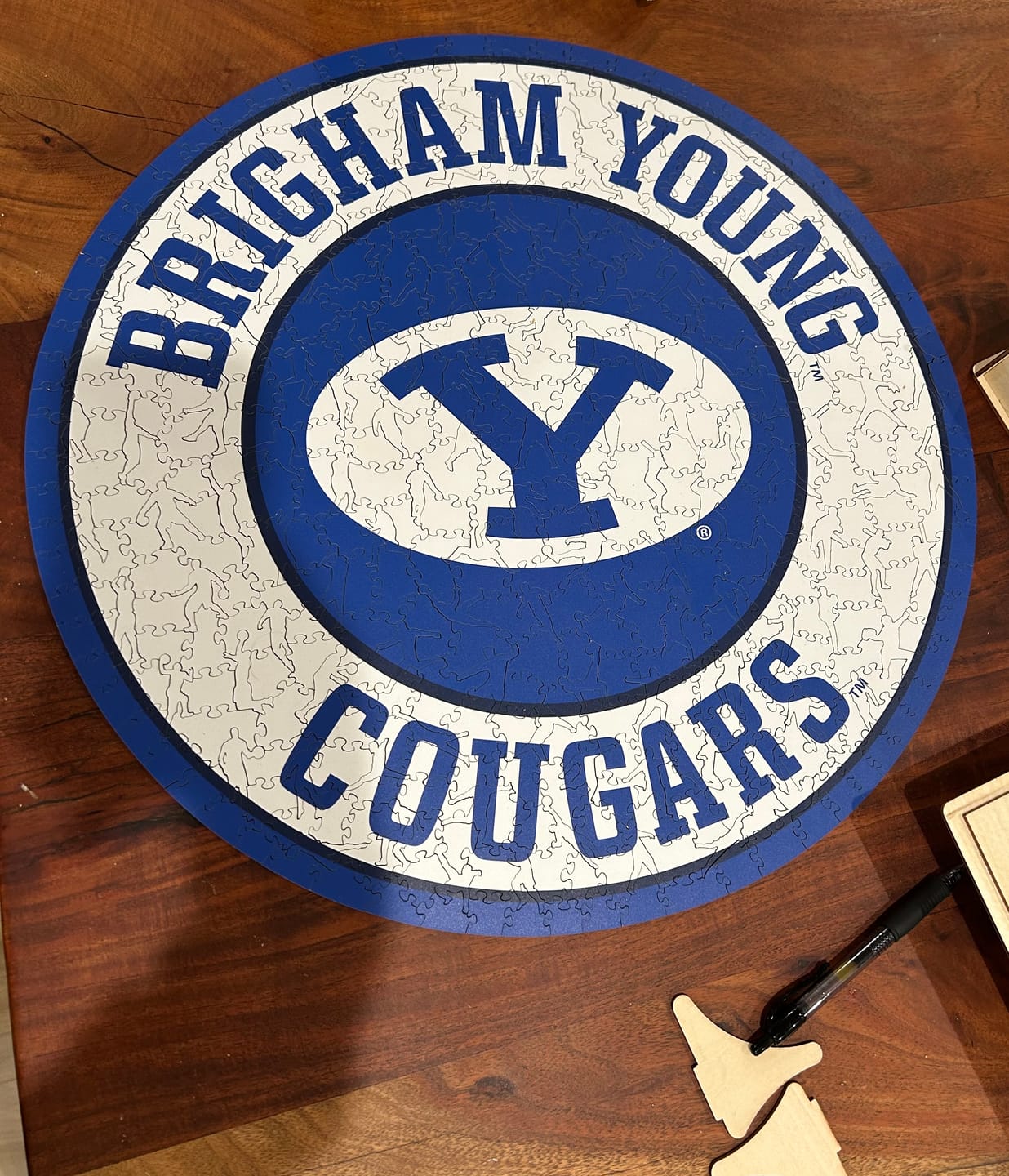 Customer photo review of Brigham Young University - Wooden Puzzle