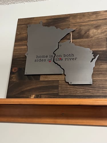 Customer photo review of Minnesota/Wisconsin Both sides of the river