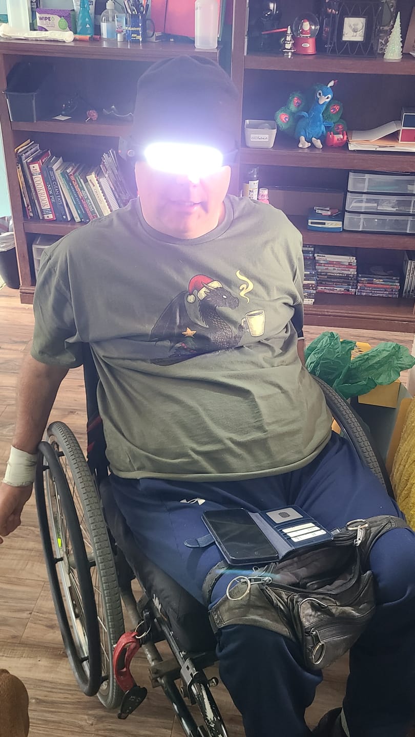 Customer photo review of Christmas Dragon Softstyle Tee
